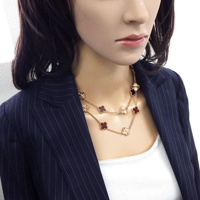高品質Van Cleef & Arpels ヴィンテージアルハンブラ ネックレス Van Cleef ＆ Arpels（ヴァンクリーフ ＆ アーペル） Van Cleef