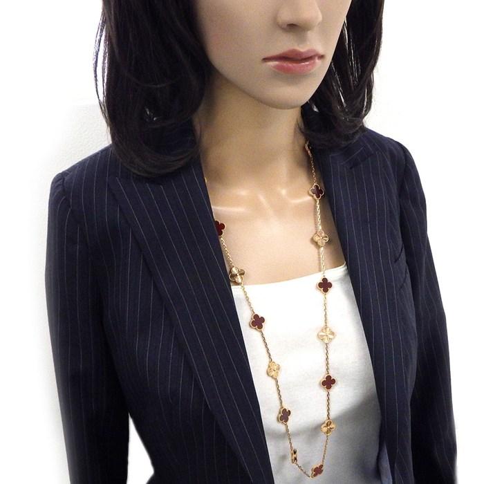 高品質Van Cleef & Arpels ヴィンテージアルハンブラ ネックレス Van Cleef ＆ Arpels（ヴァンクリーフ ＆ アーペル） Van Cleef