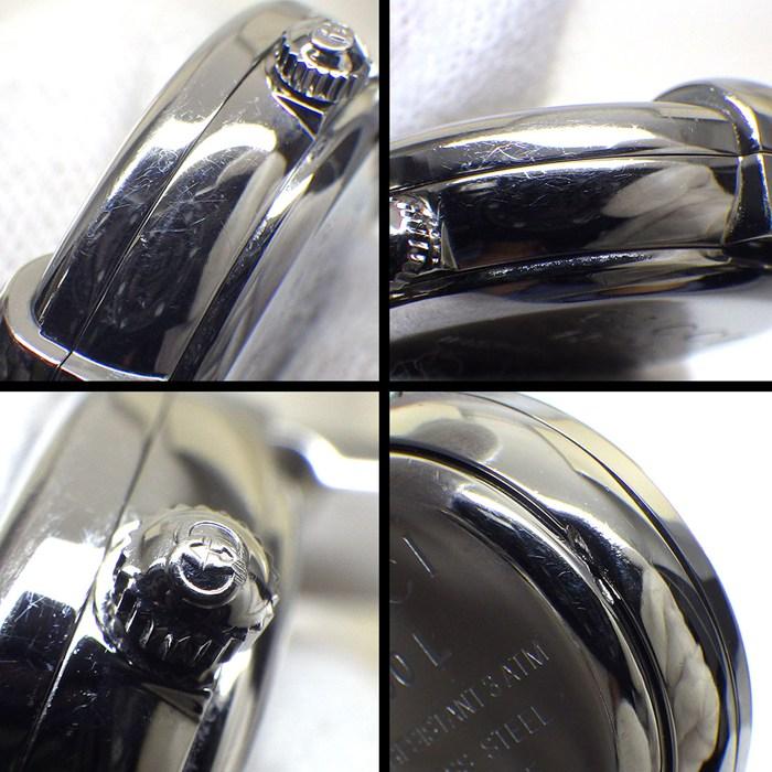 GUCCI（グッチ） 腕時計 バングルウォッチ 1400L ラウンド GG柄