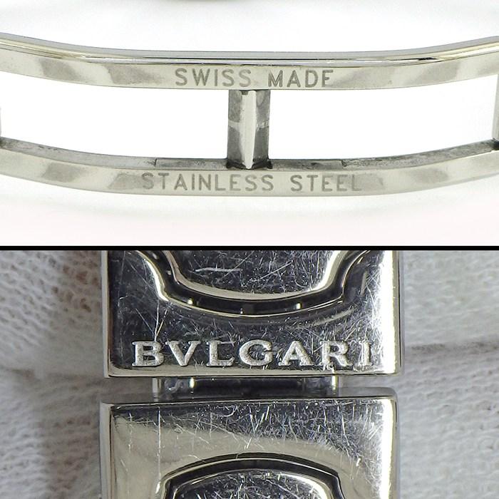 ブルガリ BVLGARI 腕時計 ソロテンポ ST29S デイト ブラック文字盤 SS クオーツアナログの画像