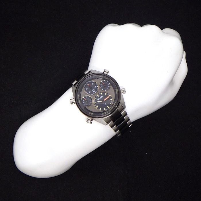 セイコー SEIKO 腕時計 プロスペックス アナログクオーツクロノグラフ 40周年記念限定モデル SBER005/8A50-00C0 クロノグラフ 夜光針 夜光インデックス ストップウォッチ ブラウン/ブラック文字盤 SS ソーラー 【箱・保付き】 【中古】 セイコー SEIKO 腕時計 プロスペックス アナログクオーツクロノグラフ