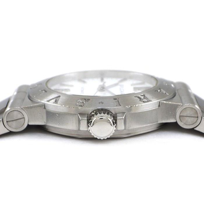 ブルガリ BVLGARI 腕時計 ディアゴノ LCV29S/LCV29WSSD ホワイト文字盤 デイト SS 自動巻きの画像