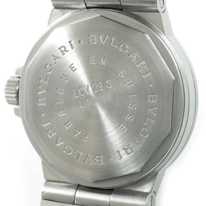 ブルガリ BVLGARI 腕時計 ディアゴノ LCV29S/LCV29WSSD ホワイト文字盤 デイト SS 自動巻きの画像