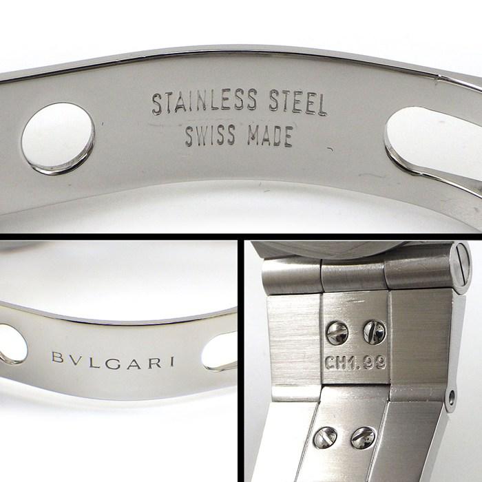 ブルガリ BVLGARI 腕時計 ディアゴノ LCV29S/LCV29WSSD ホワイト文字盤 デイト SS 自動巻きの画像