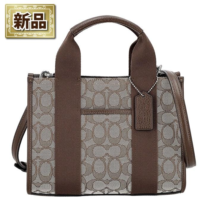 コーチ COACH スミス トートバッグ 24 CAR78 SVS8S 2026 SS オーク シグネチャージャカード メイプル リファインド ぺブル