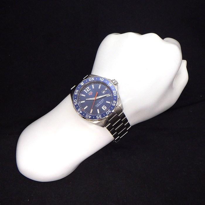 タグ・ホイヤー TAG Heuer 腕時計 フォーミュラ1 デイト WAZ1010.BA0842 回転ベゼル 夜光インデックス 夜光針 サンレイ ブルの画像