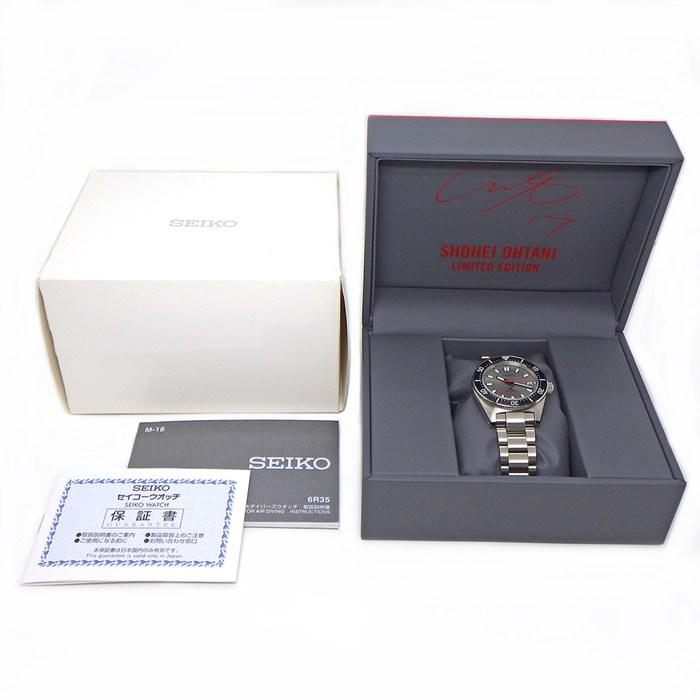 セイコー SEIKO 腕時計 プロスペックス 大谷翔平 2023限定モデル SBDC191/6R35-02W0 1700本限定 デイト 夜光インデックの画像