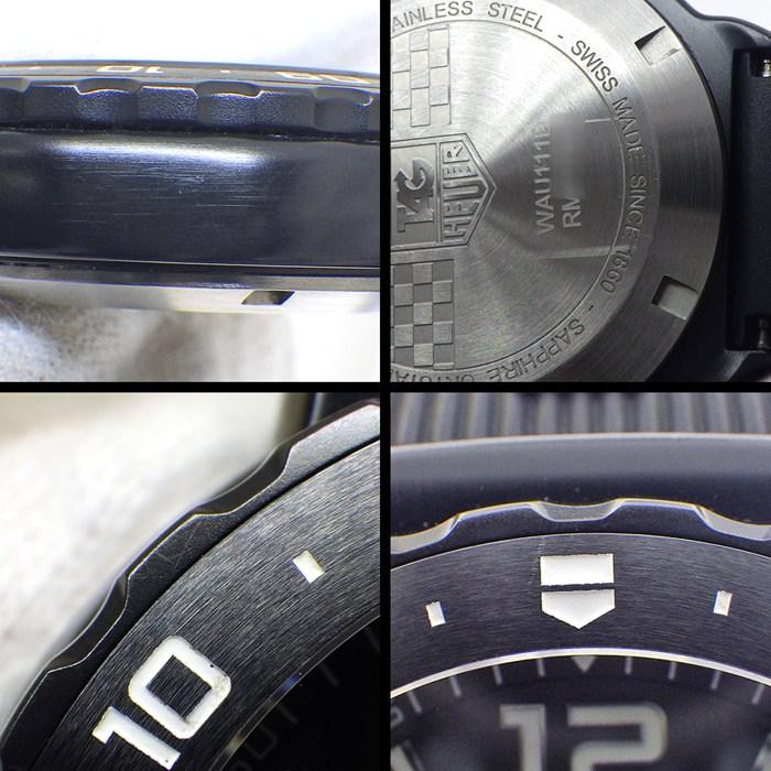 タグ・ホイヤー TAG Heuer 腕時計 フォーミュラ1 グランドデイト WAU111D.FT6024 ブラック文字盤 スモールセコンド 回転ベゼルの画像