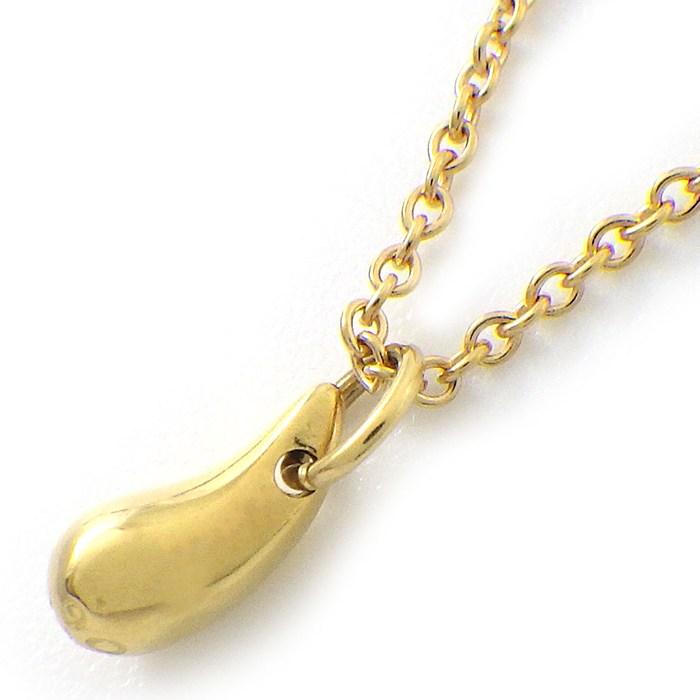ティファニー Tiffany & Co. ネックレス ティアドロップ K18YGの画像