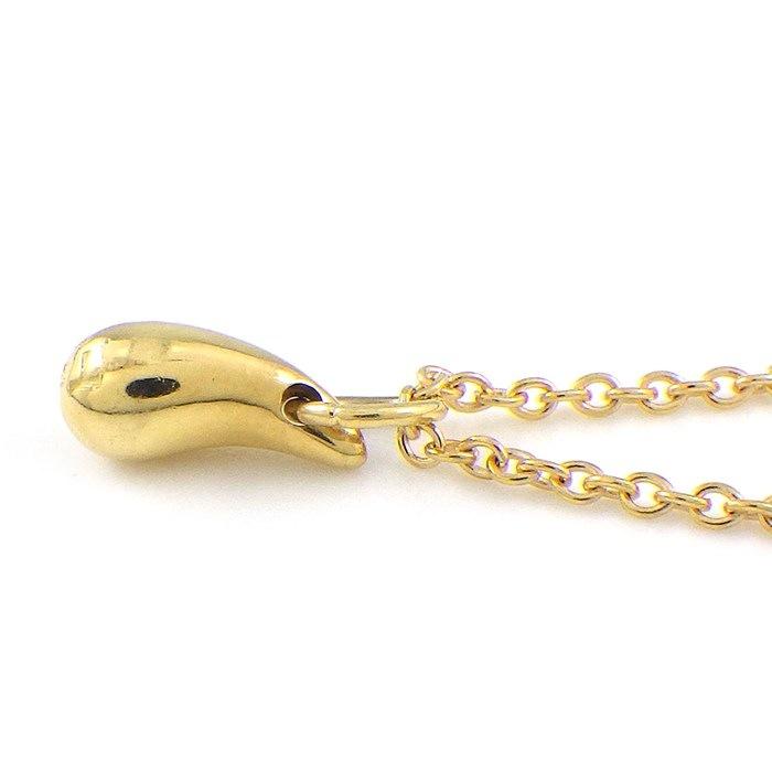 ティファニー Tiffany & Co. ネックレス ティアドロップ K18YGの画像