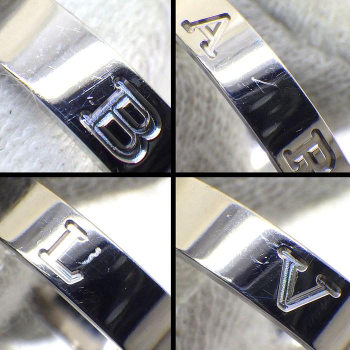 ブルガリ BVLGARI リング B-zero1 ビーゼロワン エッセンシャル 360406 K18WG 19号 / #60の画像