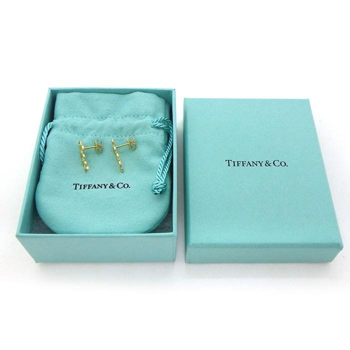 ティファニー Tiffany & Co. ピアス オリーブリーフ クライマー 60702543 K18YGの画像