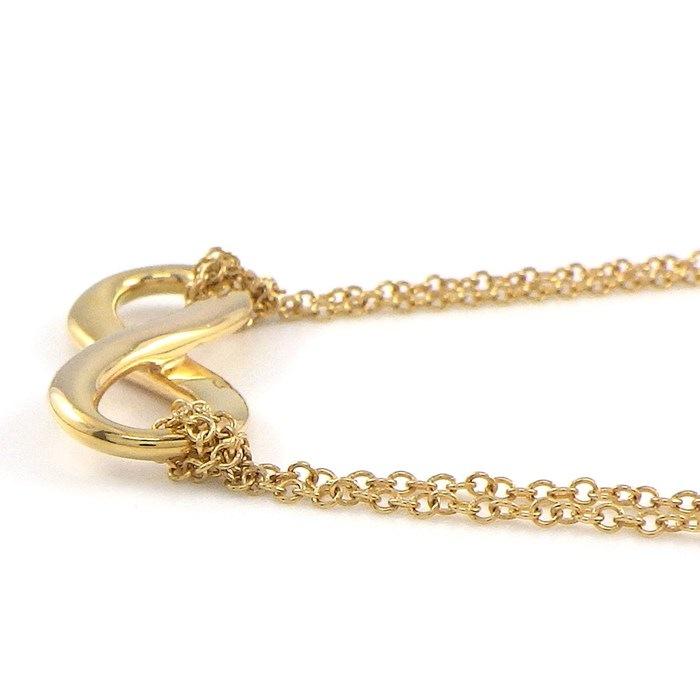 ティファニー Tiffany & Co. ネックレス インフィニティ ダブルチェーン K18YGの画像