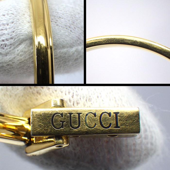 グッチ GUCCI 腕時計 チェンジベゼル 1100-L マルチカラーベゼル 全12色 ホワイト文字盤 GP クオーツアナログの画像