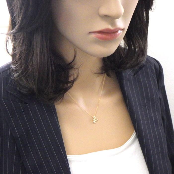 ティファニー Tiffany & Co. ネックレス オリーブリーフ 1ポイント ダイヤモンド K18PGの画像