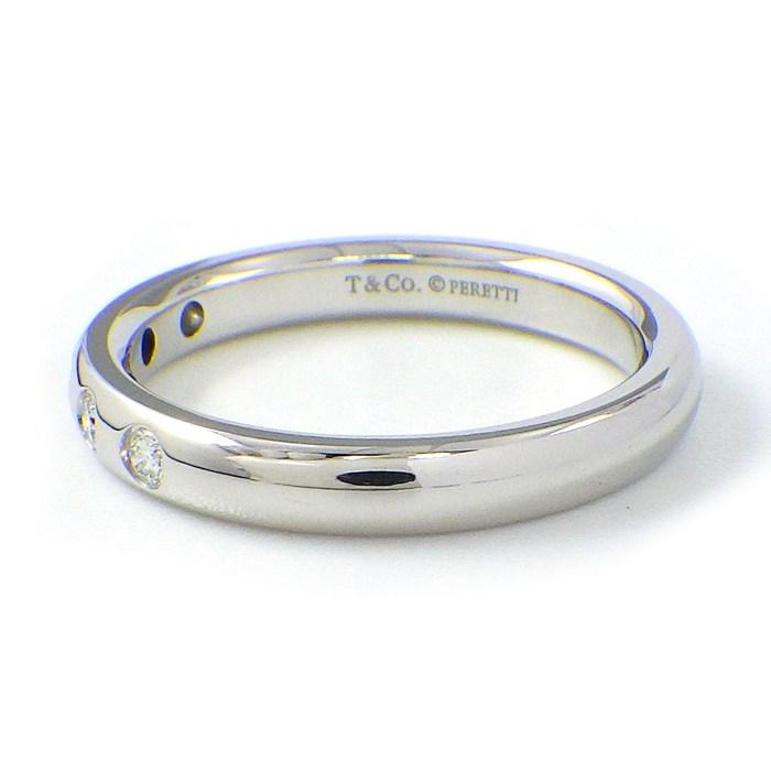ティファニー Tiffany & Co. リング スタッキングバンド 60017170 5ポイント ダイヤモンド 計0.10ct PT950 9号の画像
