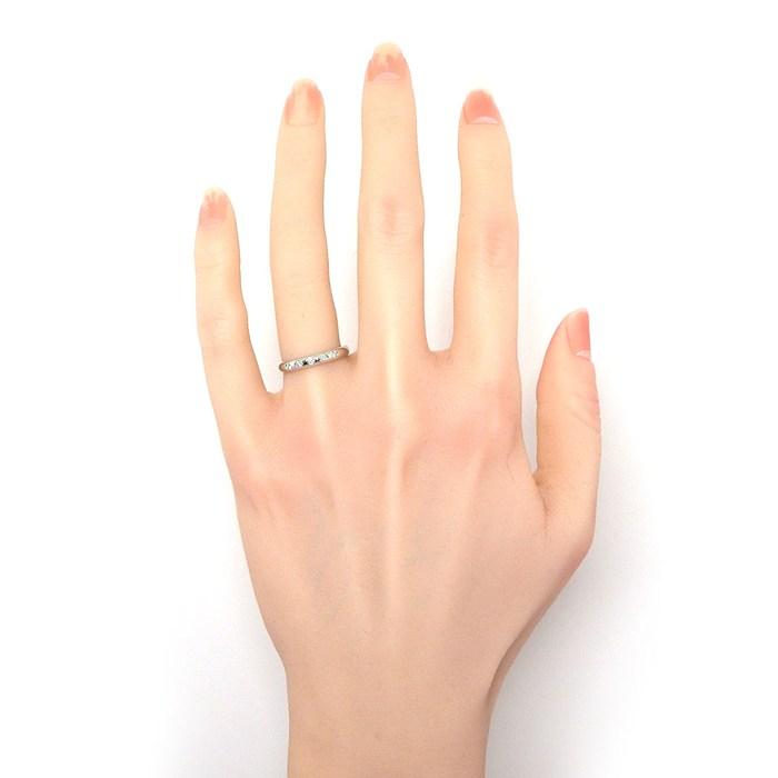 ティファニー Tiffany & Co. リング スタッキングバンド 60017170 5ポイント ダイヤモンド 計0.10ct PT950 9号の画像