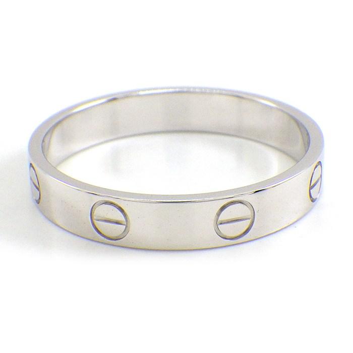 カルティエ Cartier リング ラブ スモールモデル SM K18WG 18.5号 / #59の画像