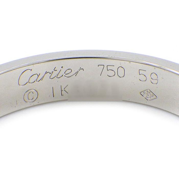 カルティエ Cartier リング ラブ スモールモデル SM K18WG 18.5号 / #59の画像