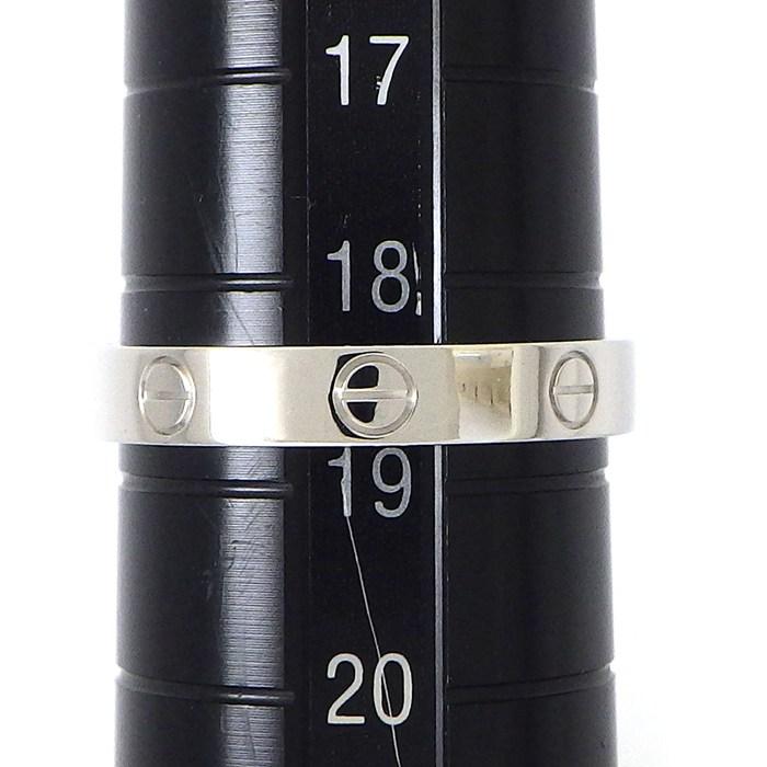 カルティエ Cartier リング ラブ スモールモデル SM K18WG 18.5号 / #59の画像