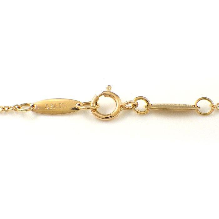 ティファニー Tiffany & Co. ネックレス バイザヤード 60147816 1ポイント ペアシェイプ ダイヤモンド 0.07ct K18PGの画像