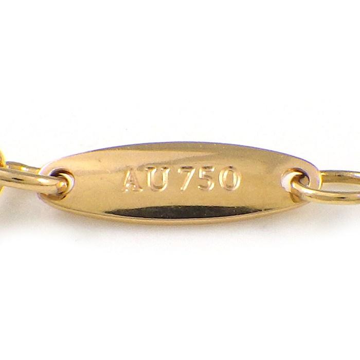 ティファニー Tiffany & Co. ネックレス バイザヤード 60147816 1ポイント ペアシェイプ ダイヤモンド 0.07ct K18PGの画像