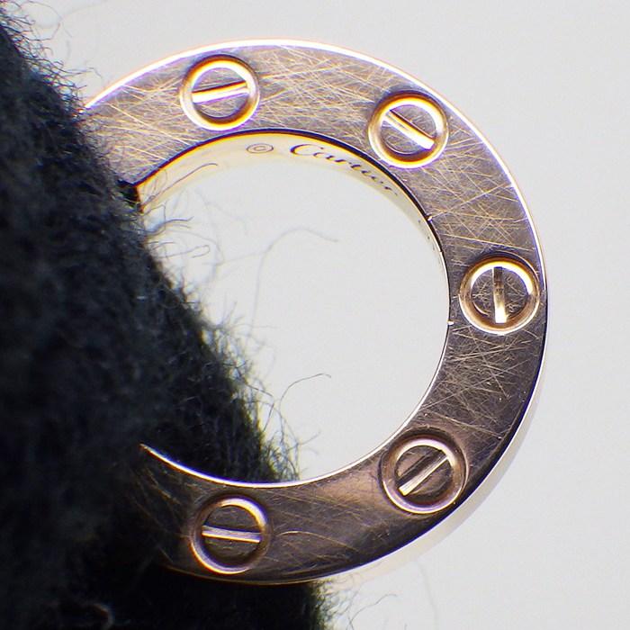カルティエ Cartier ピアス ラブ フープ B8301422 オンライン限定モデル K18PG ※片方のみの画像