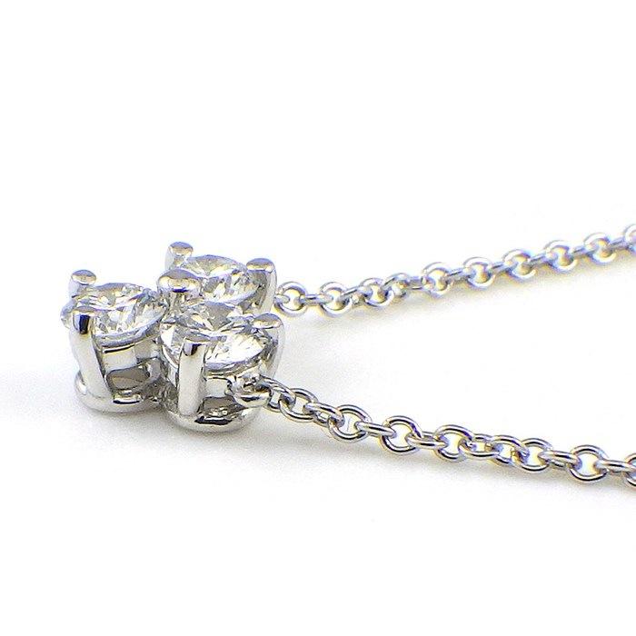 ティファニー Tiffany & Co. ネックレス アリア 3ポイント ダイヤモンド PT950の画像