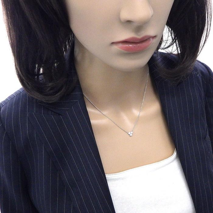 ティファニー Tiffany & Co. ネックレス アリア 3ポイント ダイヤモンド PT950の画像