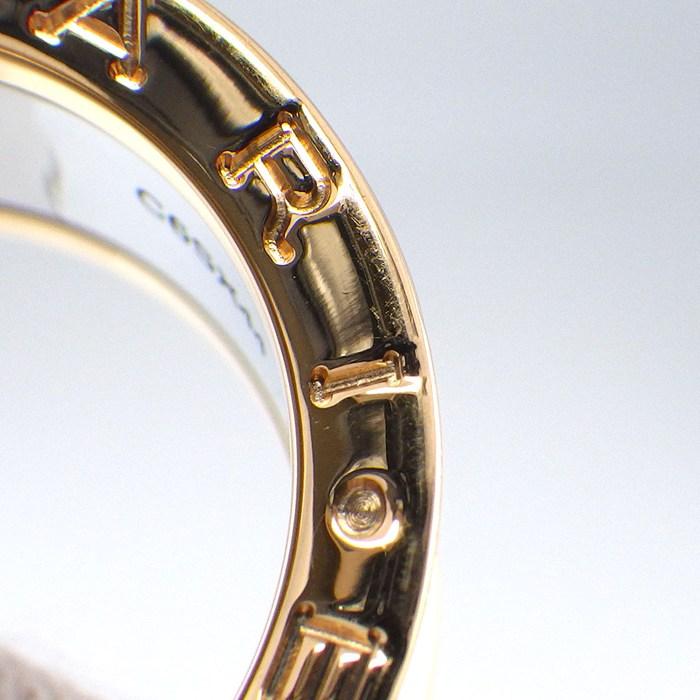 ブルガリ BVLGARI リング B-zero1 ビーゼロワン アニッシュカープア コラボ ロゴ ワイド K18PG SS 11号 / #52の画像