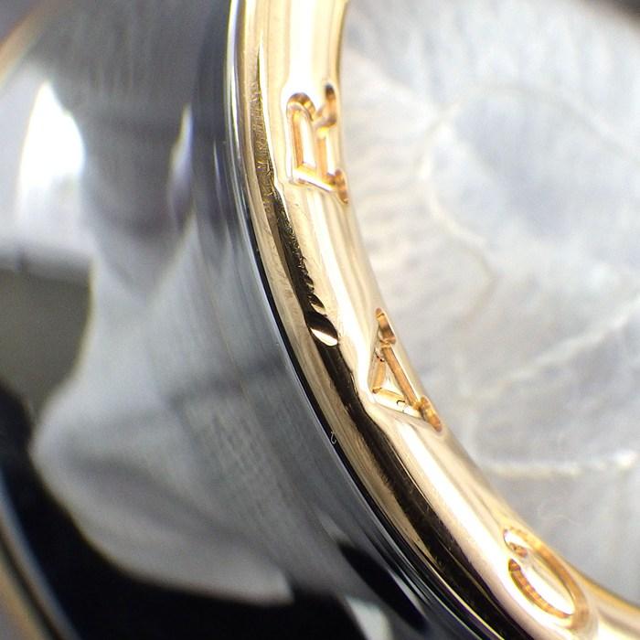 ブルガリ BVLGARI リング B-zero1 ビーゼロワン アニッシュカープア コラボ ロゴ ワイド K18PG SS 11号 / #52の画像