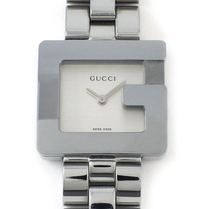 GUCCI（グッチ） 腕時計 Gスクエア 3600L スクエア シルバー文字盤 SS