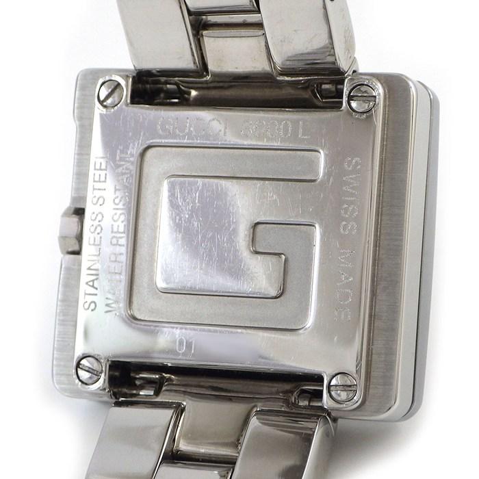 GUCCI（グッチ） 腕時計 Gスクエア 3600L スクエア シルバー文字盤 SS