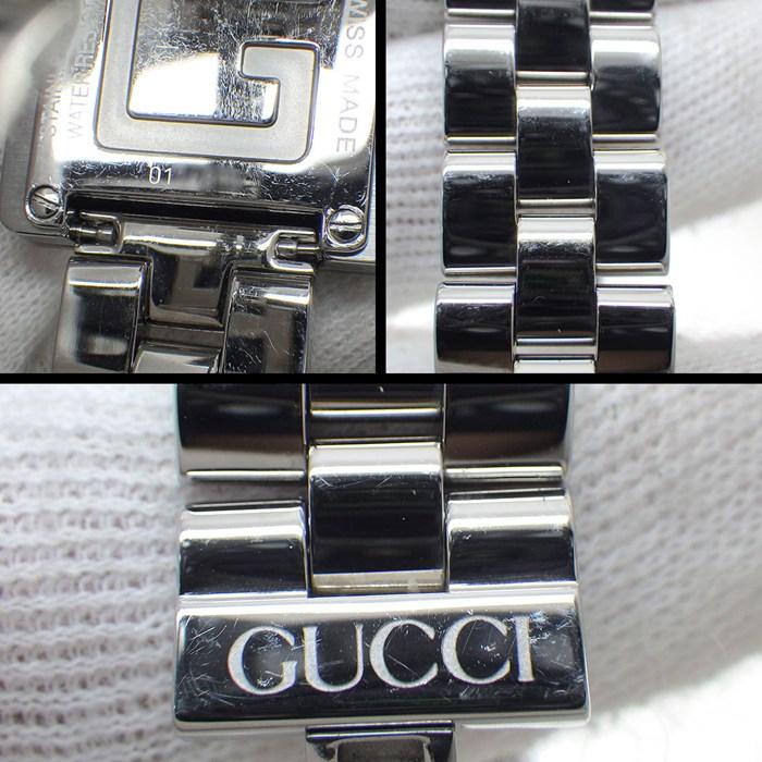 GUCCI（グッチ） 腕時計 Gスクエア 3600L スクエア シルバー文字盤 SS