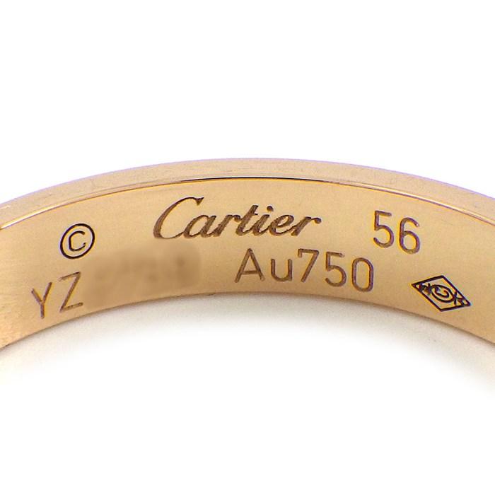 カルティエ Cartier リング ラブ スモールモデル SM B4085256 K18PG 15.5号 / #56の画像