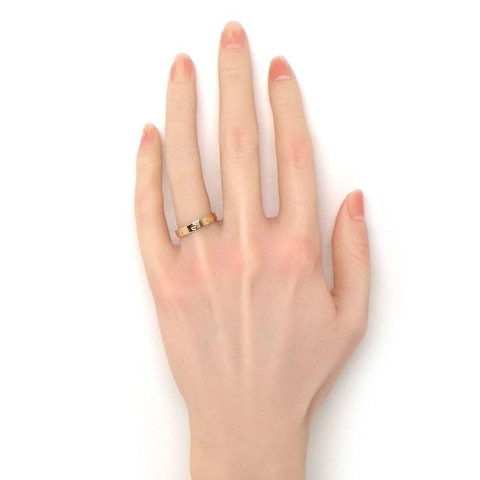カルティエ Cartier リング ラブ スモールモデル SM B4085256 K18PG 15.5号 / #56の画像