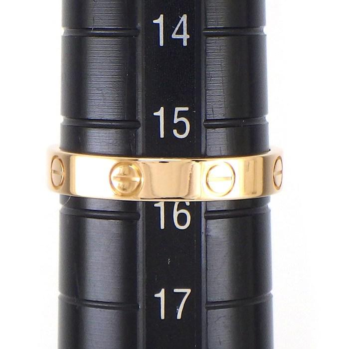 カルティエ Cartier リング ラブ スモールモデル SM B4085256 K18PG 15.5号 / #56の画像