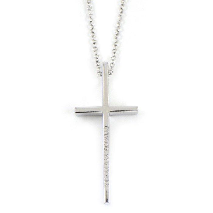 ティファニー Tiffany & Co. ネックレス メトロ クロス K18WGの画像