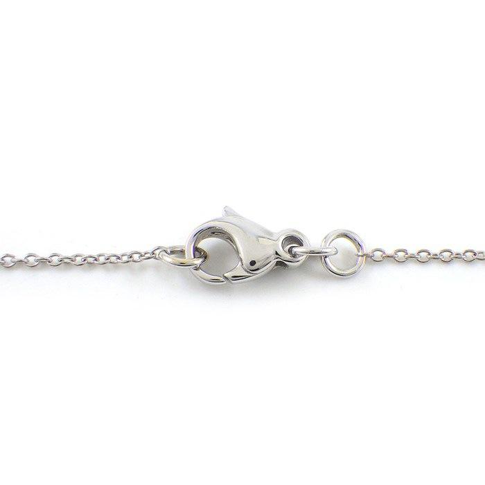 ティファニー Tiffany & Co. ネックレス メトロ クロス K18WGの画像