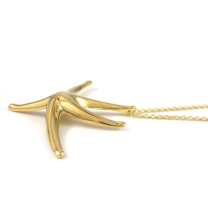 ティファニー Tiffany & Co. ネックレス スターフィッシュ ラージ K18YGの画像