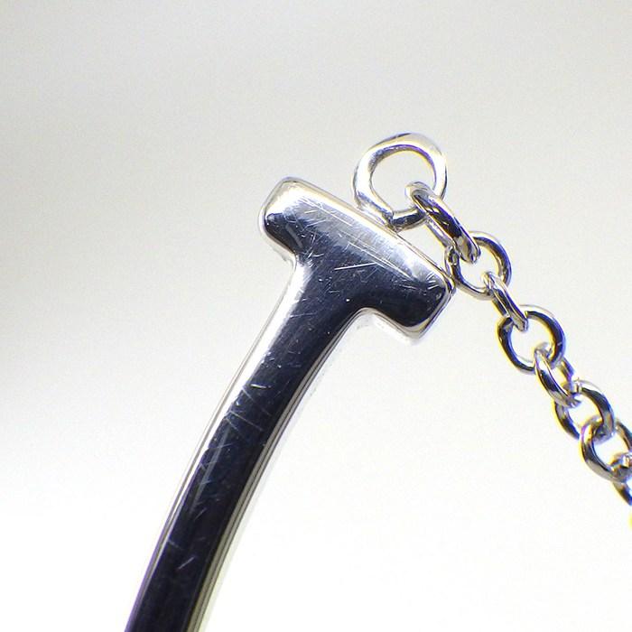 ティファニー Tiffany & Co. ネックレス Tスマイル スモール 60011677 K18WGの画像