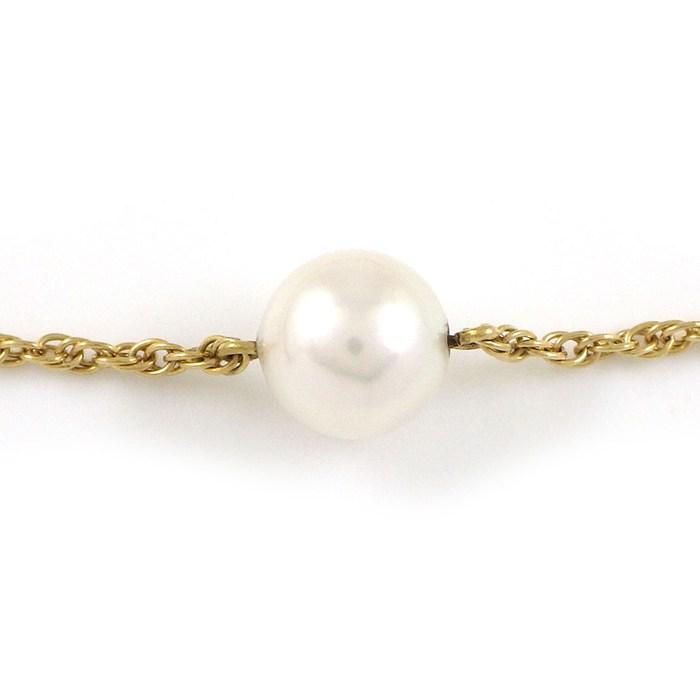 MIKIMOTO（ミキモト） ブレスレット 1ポイント パール 7mm珠 K18YG