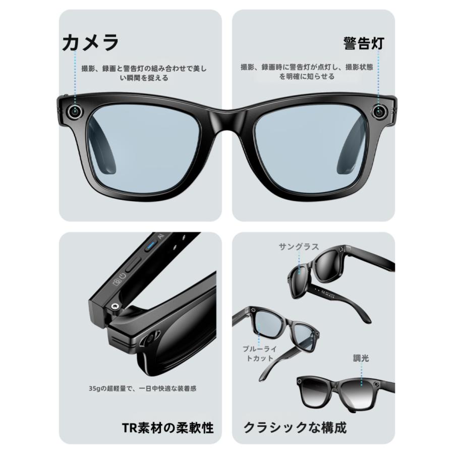 爆買「翻訳機能付き サングラス」になって登場！1080P写真撮影