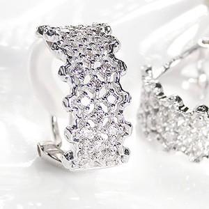 PT900 0.5ct ダイヤモンド 2WAYピアス・イヤリング ピアス イヤリング 