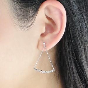 pt900【0.7ct】ダイヤモンド ピアス【無色透明】【H-SIクラス