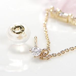 K18YG 0.7ct ダイヤモンド ピアス 無色透明 H-SIクラス 揺れる 18金 イエローゴールド バケットカット 天然ダイヤ K18YG CAE-0010Y |  | 02