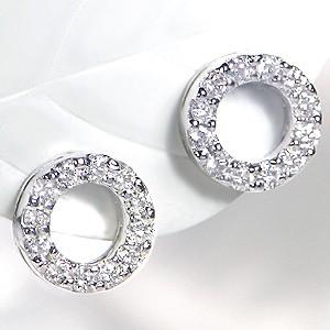 ピアス レディース 40代 50代 ダイヤモンドピアス スタッドピアス プレゼント CAE-0022 | 