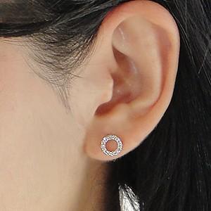 ピアス レディース 40代 50代 ダイヤモンドピアス スタッドピアス プレゼント CAE-0022 |  | 02