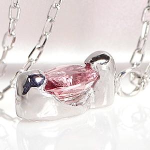 パパラチアサファイア プラチナペンダント パパラチアサファイア ペンダント ネックレス プラチナ 一粒石 誕生石