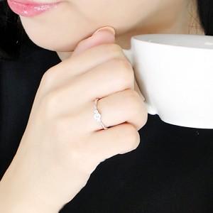 ダイヤモンドリング 一粒 ダイヤ 指輪 プラチナ リング H&C プレゼント 結婚 |  | 02